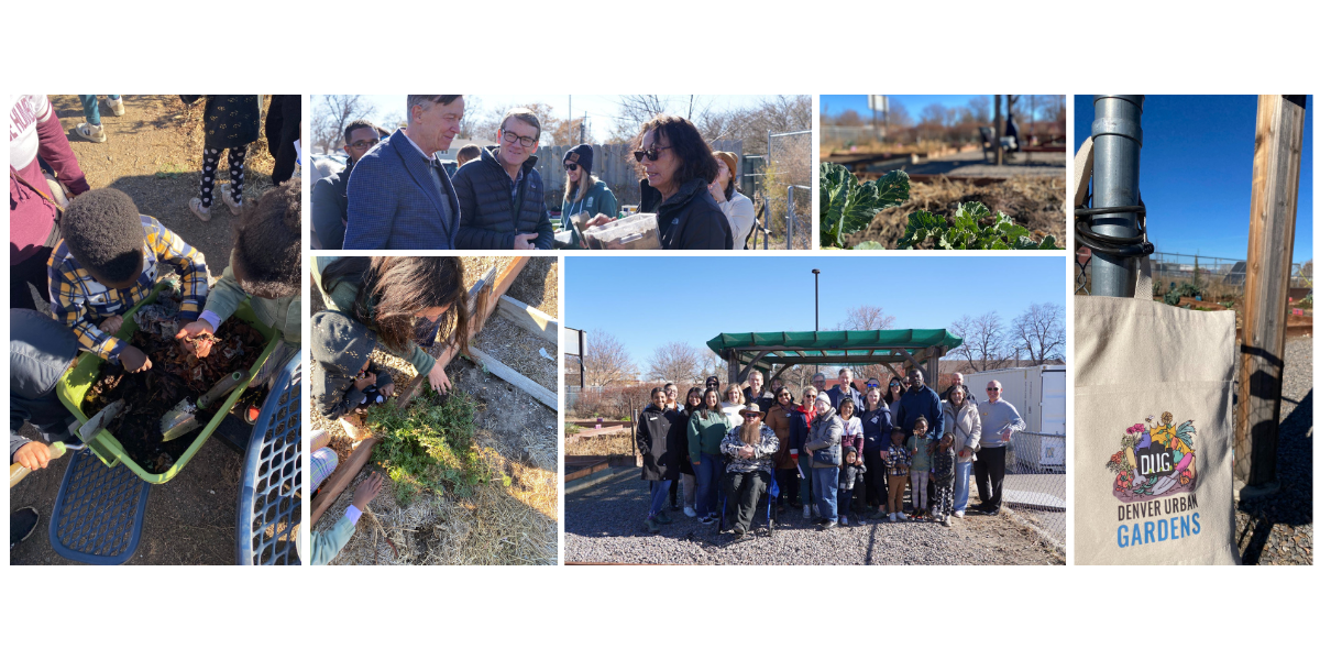 Multiple photos from the Senators' visit to DUG garden El Oasis de Lorraine