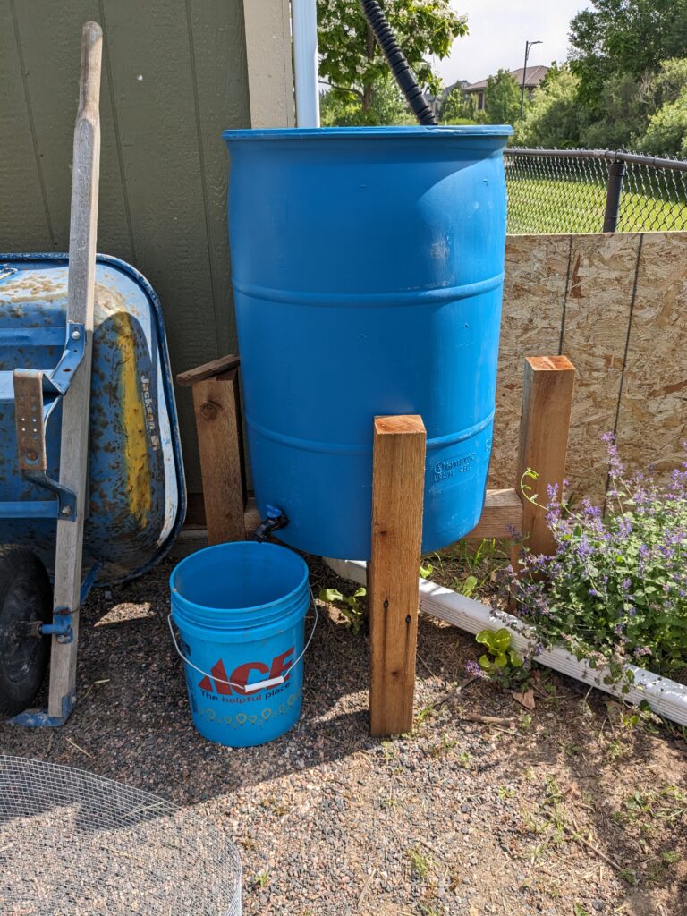 Rain barrel - Denver Urban Gardens