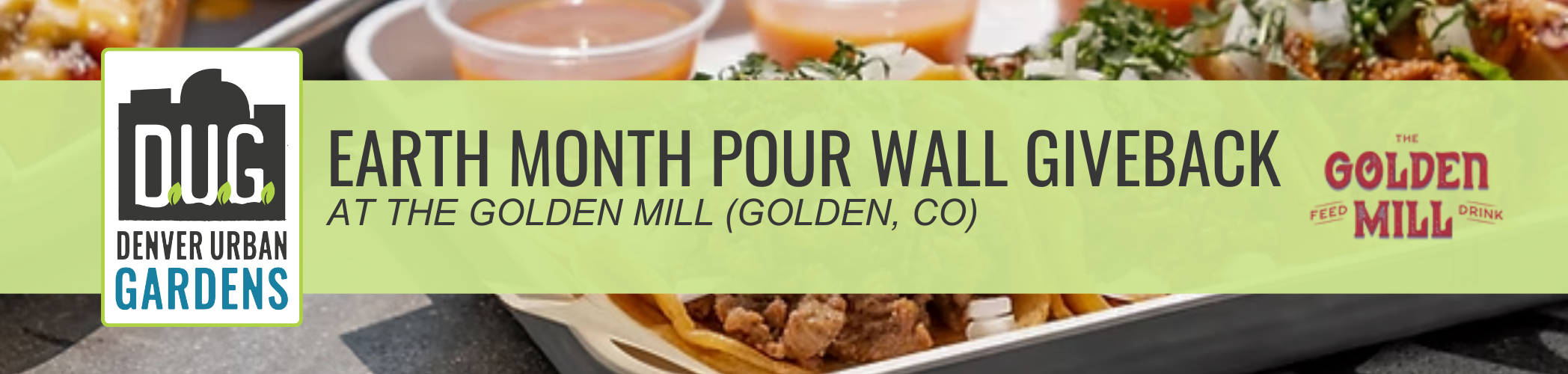 Earth Month Pour Wall Giveback at The Golden Mill