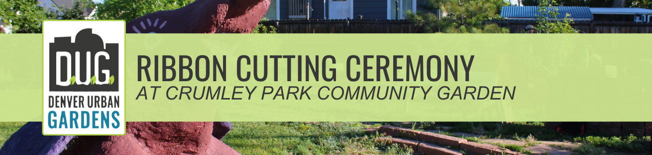 Ribbon Cutting Ceremony at Crumley Park