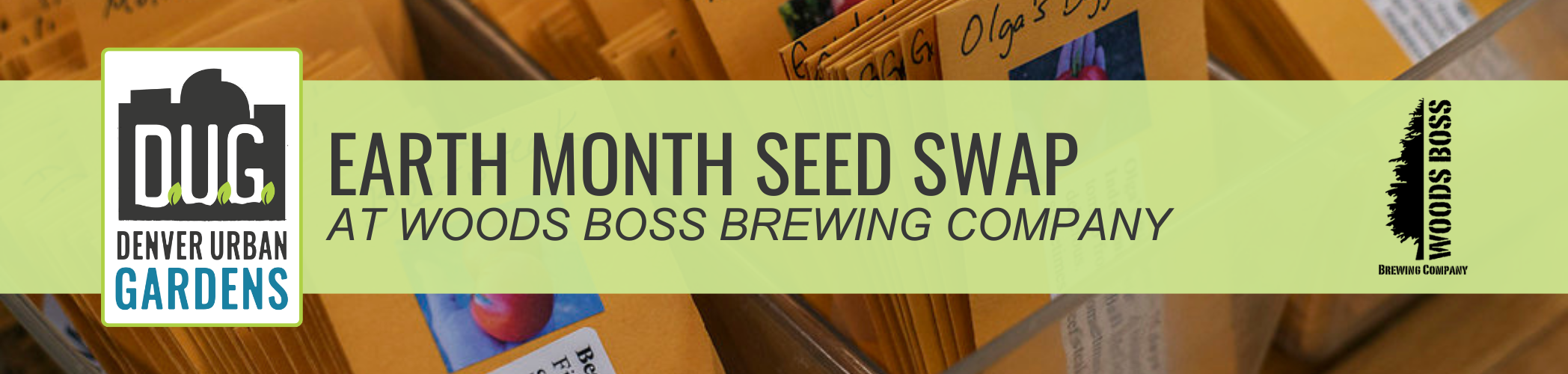 Earth Month Seed Swap at Woods Boss Brewing