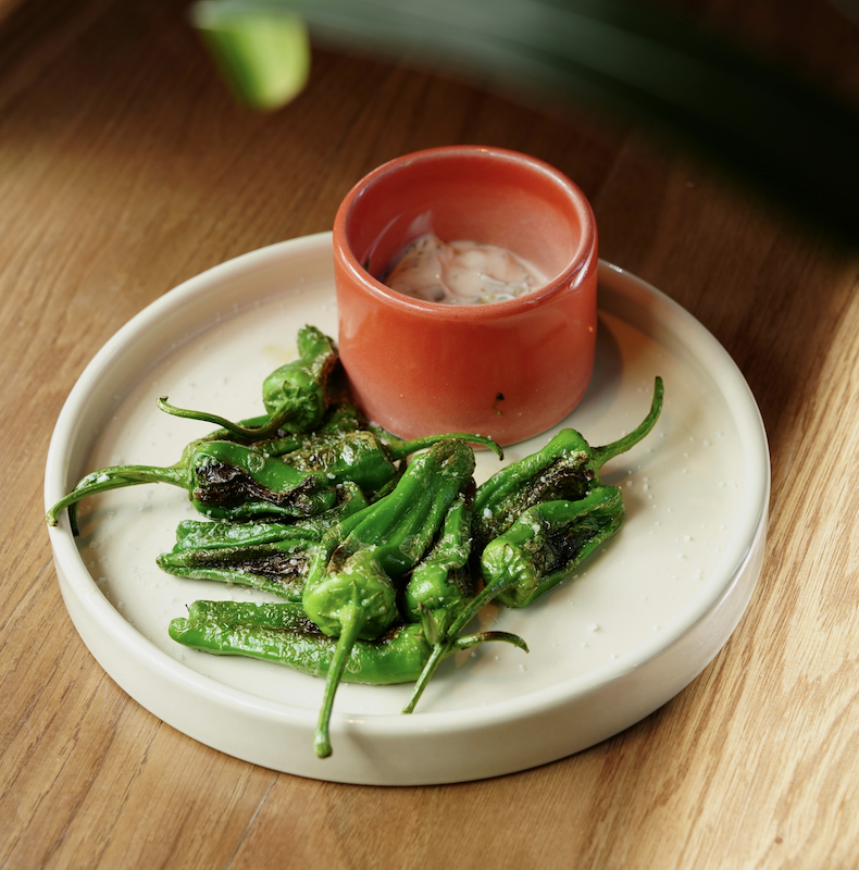 roasted chile peppers