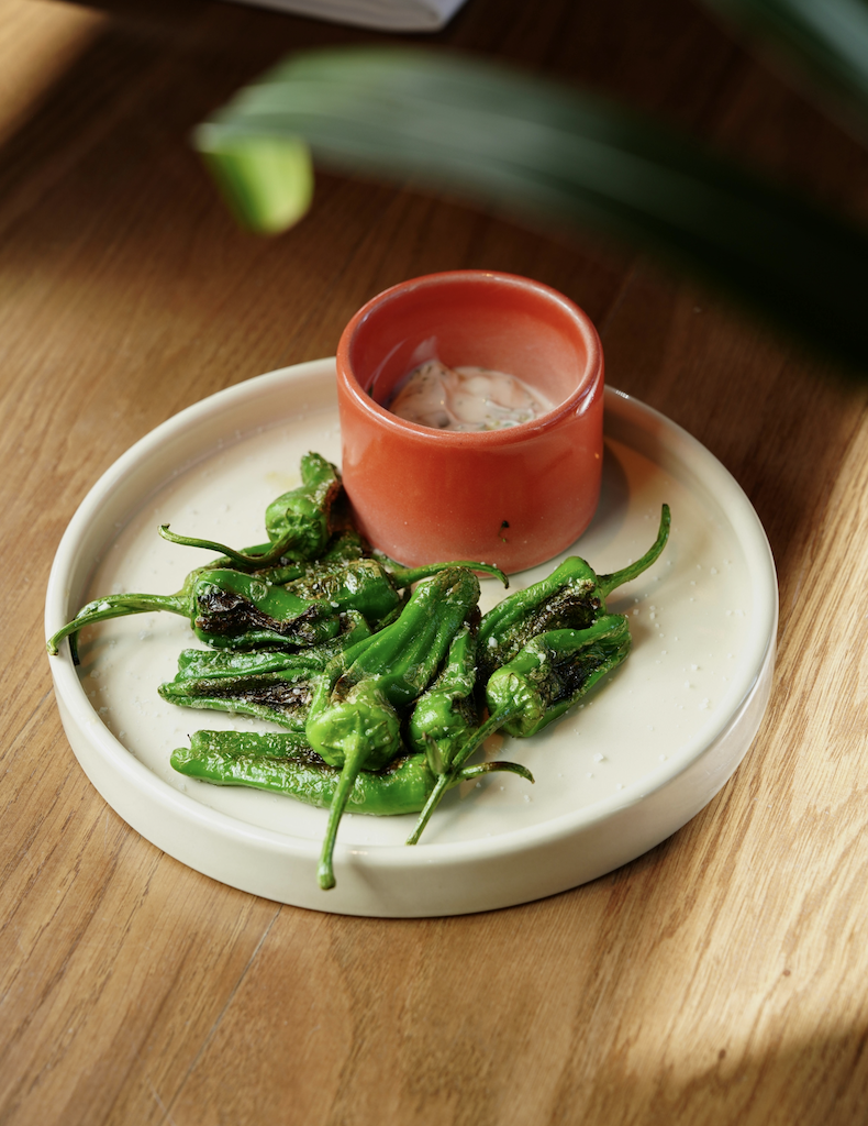roasted chile peppers